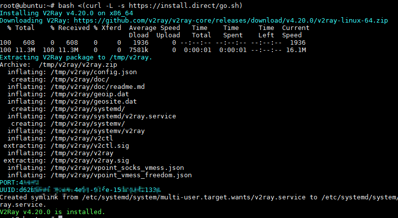 挽救被墙IP:官方v2ray脚本安装教程v2ray+WebSocket+TLS+CloudFlare